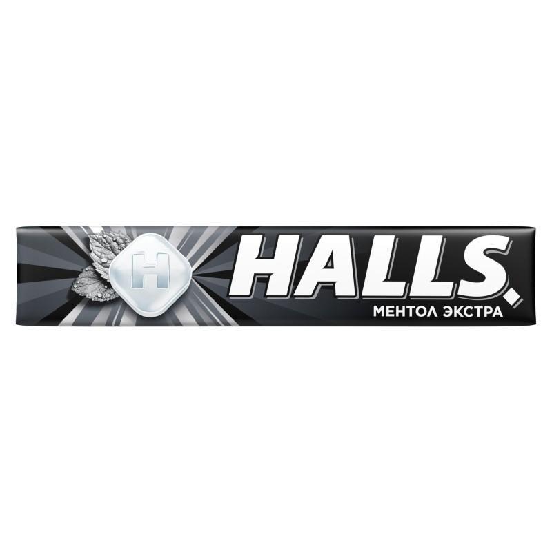 Карамель леденцовая Halls ментол экстра 24.5 гр., бумага