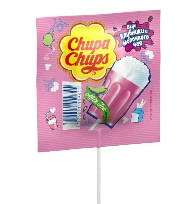 Карамель Chupa Chups Milk Tea 15 гр., саше