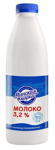 Молоко Минская марка ультрапастеризованное 3,2% 900 мл., ПЭТ