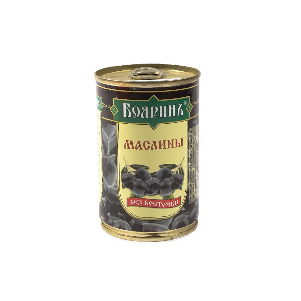 Маслины Бояринъ без косточки 314 мл., ж/б