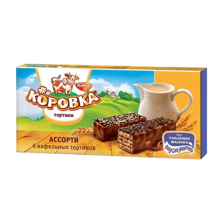 Торт Коровка вафельный топленое молоко 180 гр., картон