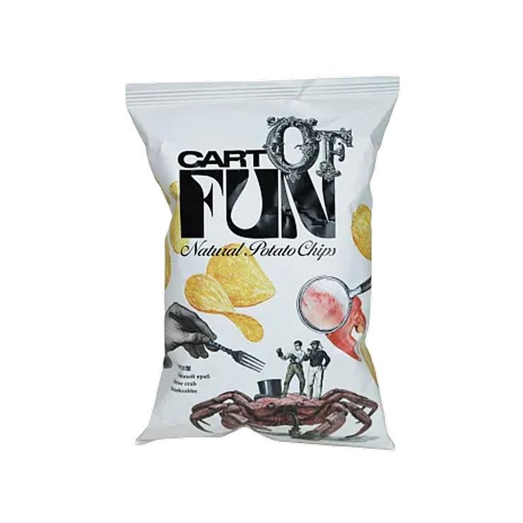 Чипсы CartOf Fun снежный краб 67 гр., флоу-пак