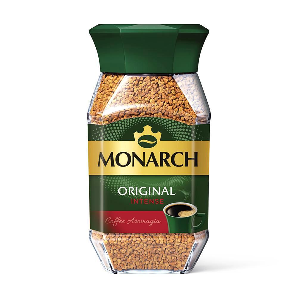 Кофе MONARCH ORIGINAL INTENSE растворимый сублимированный 47.5 гр., стекло