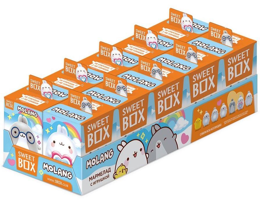 Мармелад жевательный Sweet Box Molang с игрушкой 10 гр., картон