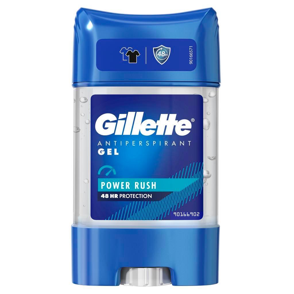 Дезодорант-антиперспирант Gillette Power Beads Power Rush гелевый 70 мл., пластик