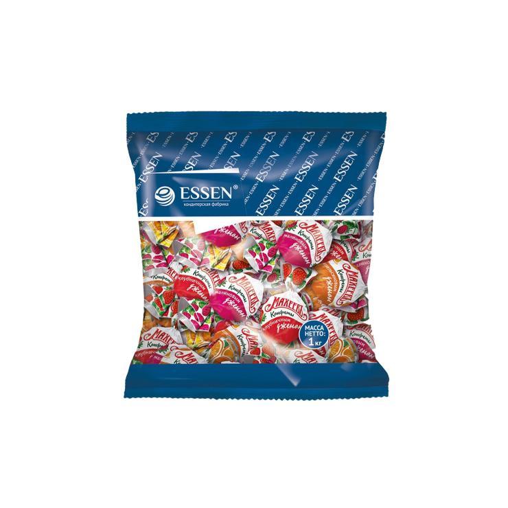 Конфеты Махеевъ с джемом 1 кг., флоу-пак