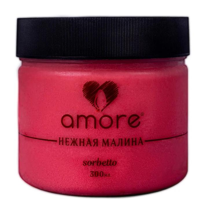 Мороженое Amore сорбет нежная малина 250 гр., банка
