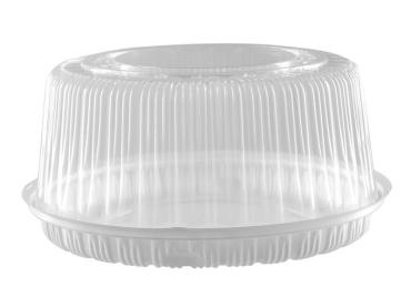 Дно Комус, одноразовое для торта, круглое, d 260 мм., белое, ПС, 110 шт., пластиковая упаковка