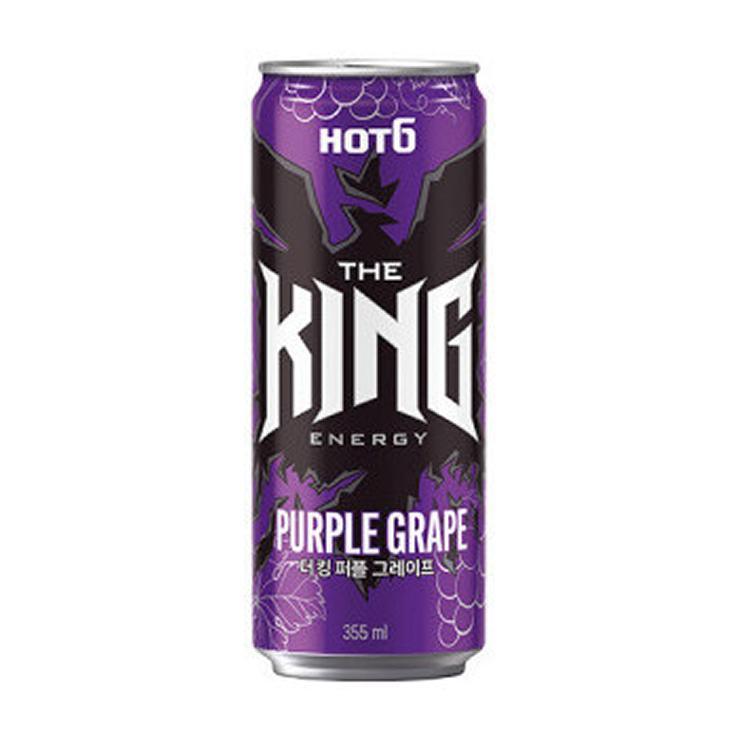 Напиток энергетический The King purple grape 355 мл., ж/б
