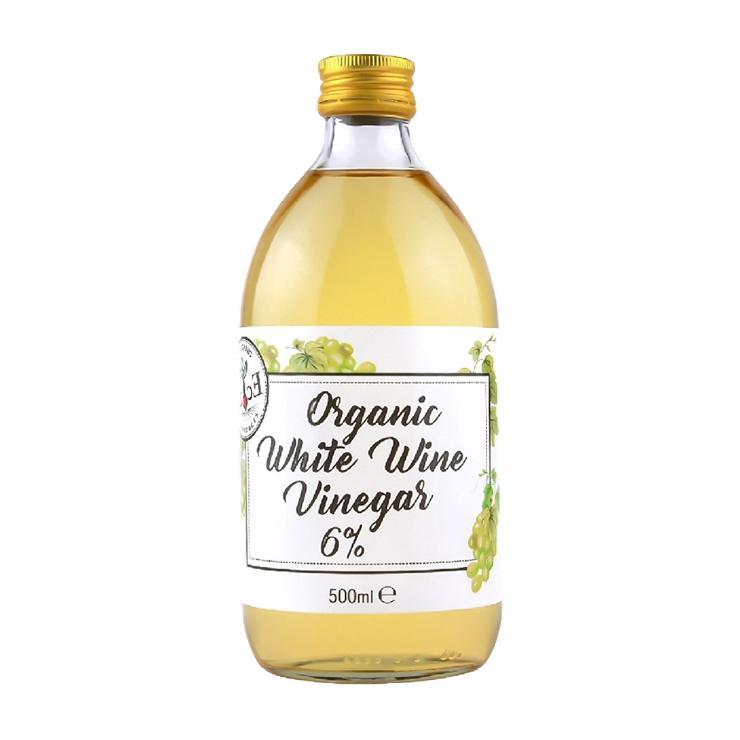 Уксус Ecoce Organic белый винный натуральный 500 мл., стекло