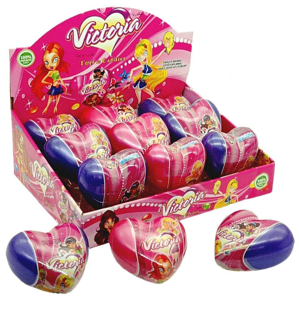 Драже Victoria сахарное с игрушкой сюрприз 10 гр., пластик