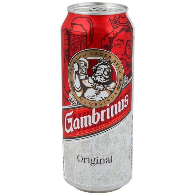 Пиво Gambrinus Словакия 500 мл., ж/б