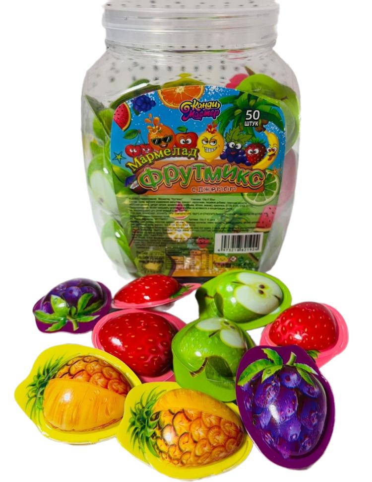 Мармелад Канди мастер Фрутмикс с джемом 120 гр., пластик