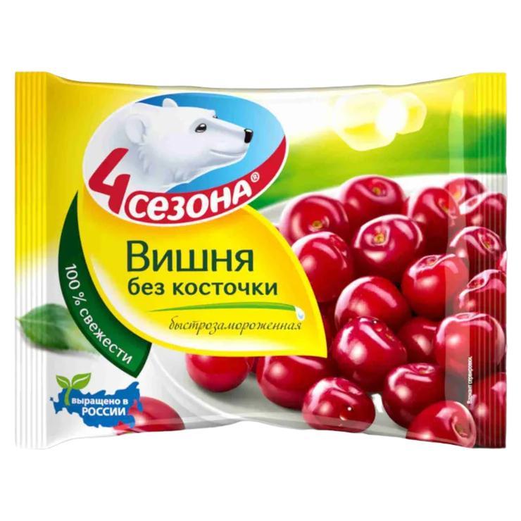 Вишня 4 Сезона без косточки замороженная 300 гр., флоу-пак