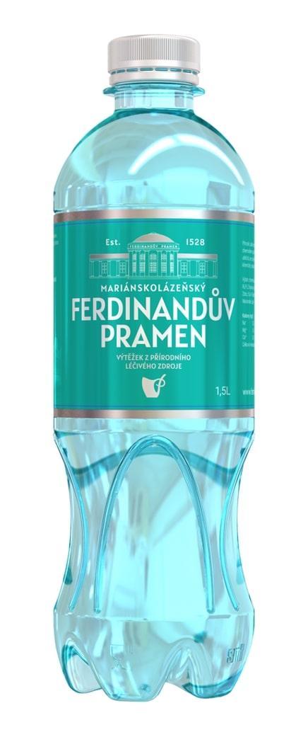Вода газированная Ferdinanduv Pramen минеральная природная столовая 500 мл., ПЭТ