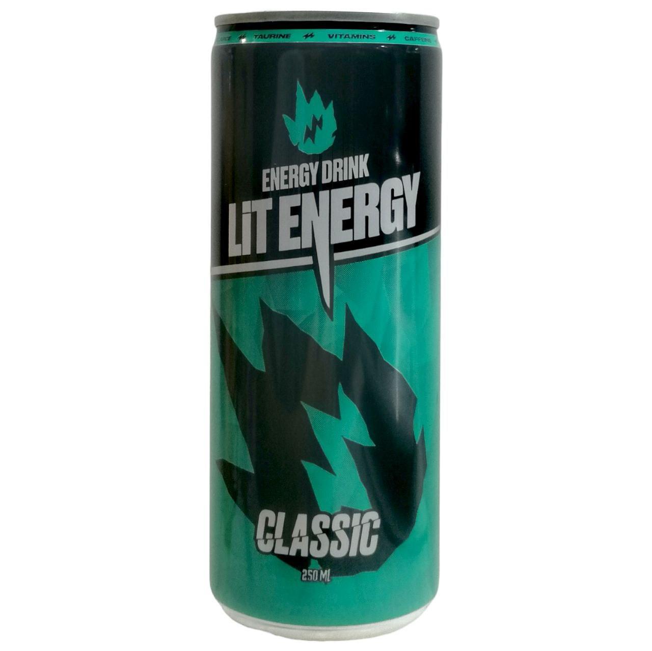 Напиток энергетический Lit Energy Classic 250 мл., ж/б