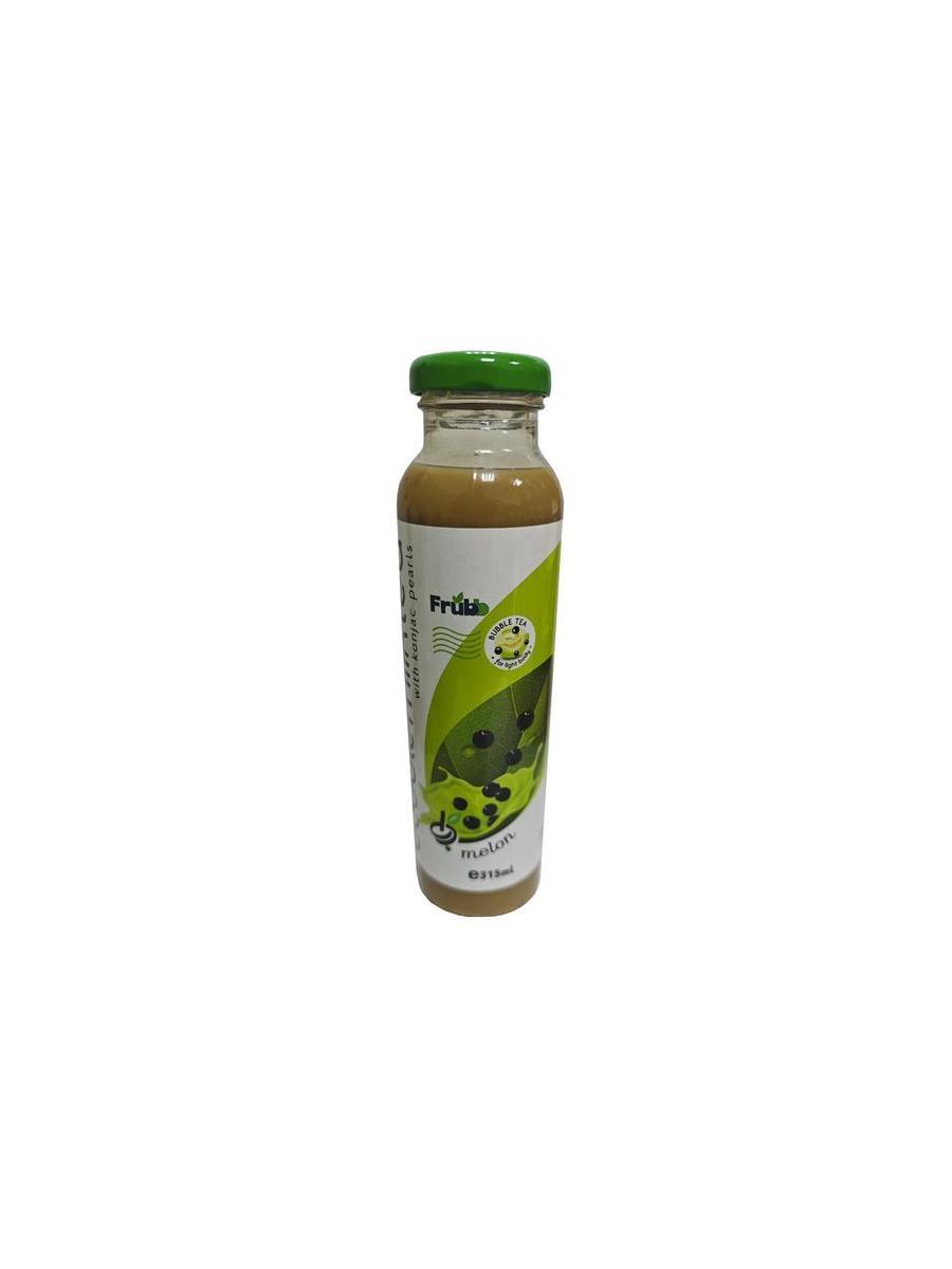 Чай холодный Rita Bubble milk tea Melon с шариками из Конжака 315 мл., стекло