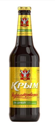 Пиво Крым нефильтрованное 450 мл., стекло