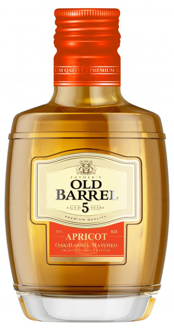 Аперитив Father's Old Barrel Apricot 35% 100 мл., стекло