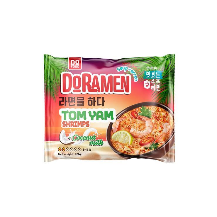 Лапша быстрого приготовления DO ramen tom yam shrimps coconut milk 126 гр., флоу-пак