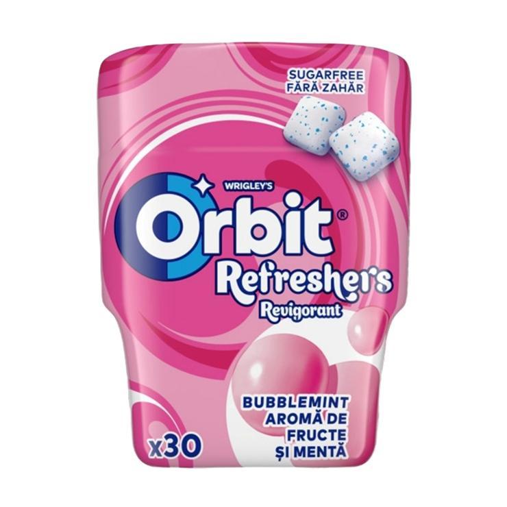 Жевательная резинка Orbit refreshers bubblemint 67 гр., пластиковая упаковка