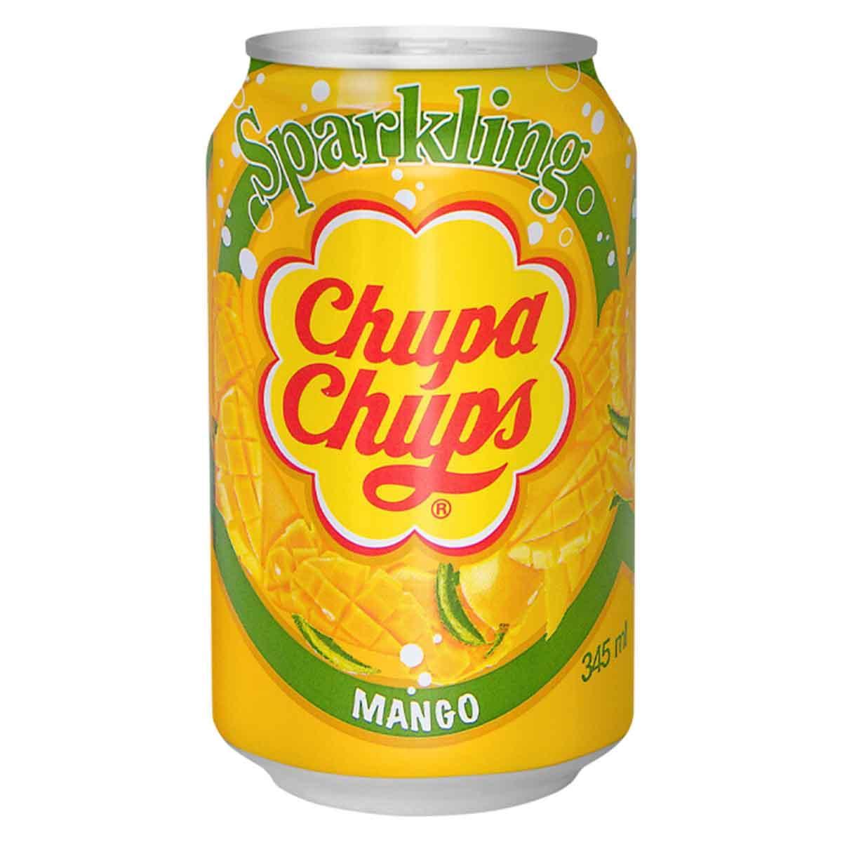 Напиток газированный Chupa Chups Mango со вкусом манго 345 мл., ж/б