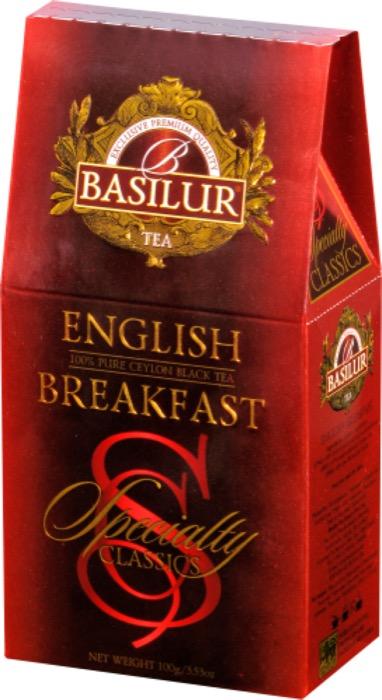 Чай Basilur Избранная классика Английский завтрак черный 100 гр., картон