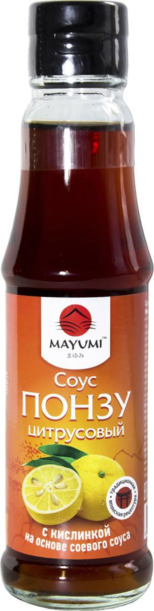 Соус Mayumi цитрусовый Понзу, 180 гр., стекло