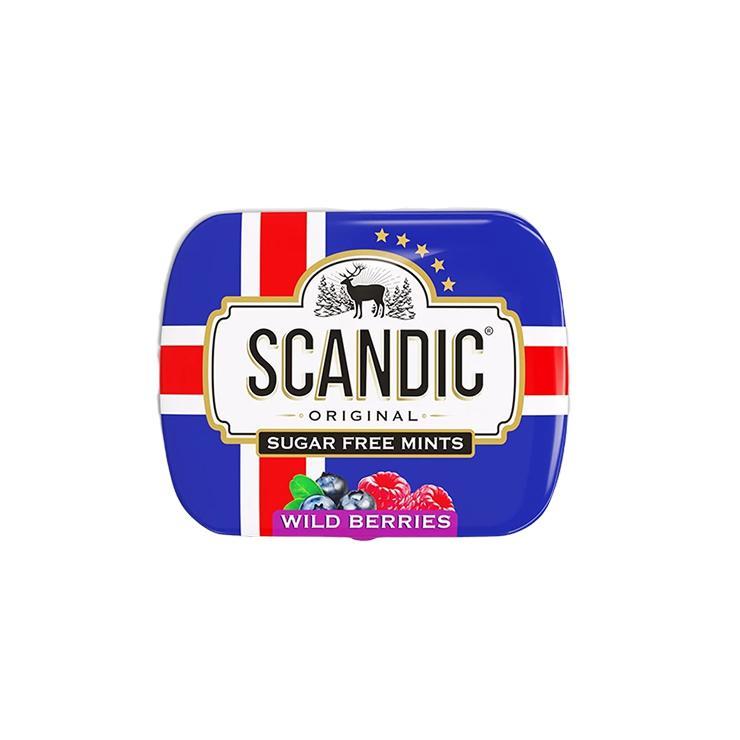 Драже Scandic освежающее лесные ягоды 14 гр., ж/б