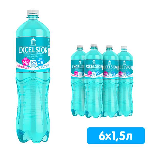 Вода газированная Excelsior лечебно-столовая 1,5 л., ПЭТ