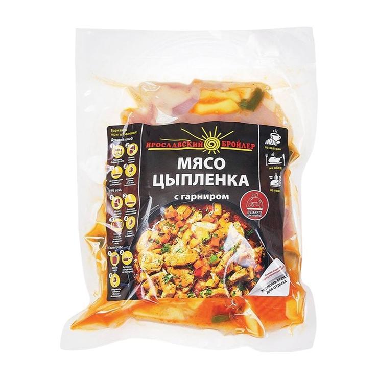 Филе окорочка Ярославский бройлер с овощами з/м 630 гр., вакуум
