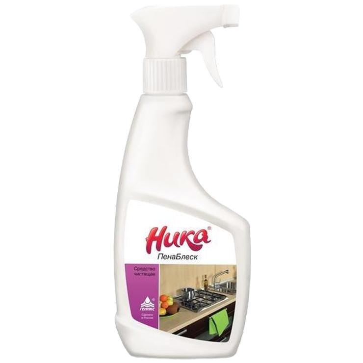Универсальное средство Ника для чистки плит духовок грилей от жира нагара 500 гр., ПЭТ