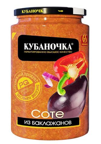 Соте из баклажанов Кубаночка 360 гр., стекло