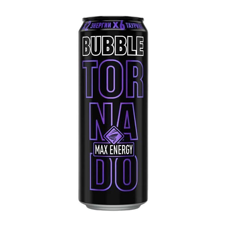 Напиток энергетический Tornado Energy Мах Bubble газированный 450 мл., ж/б