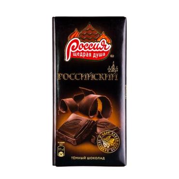 Шоколад Российский, Россия-щедрая душа, 90 гр, бумага