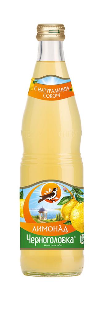 Газированный напиток Напитки из Черноголовки Лимонад оригинальный, 500 мл., стекло