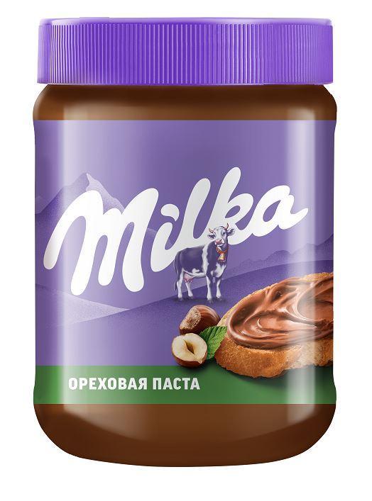 Паста Milka шоколадно-ореховая 350 гр., стекло