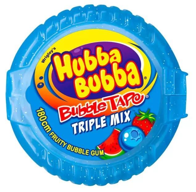 Резинка жевательная Hubba bubba Ягоды лента 56 гр., ПЭТ