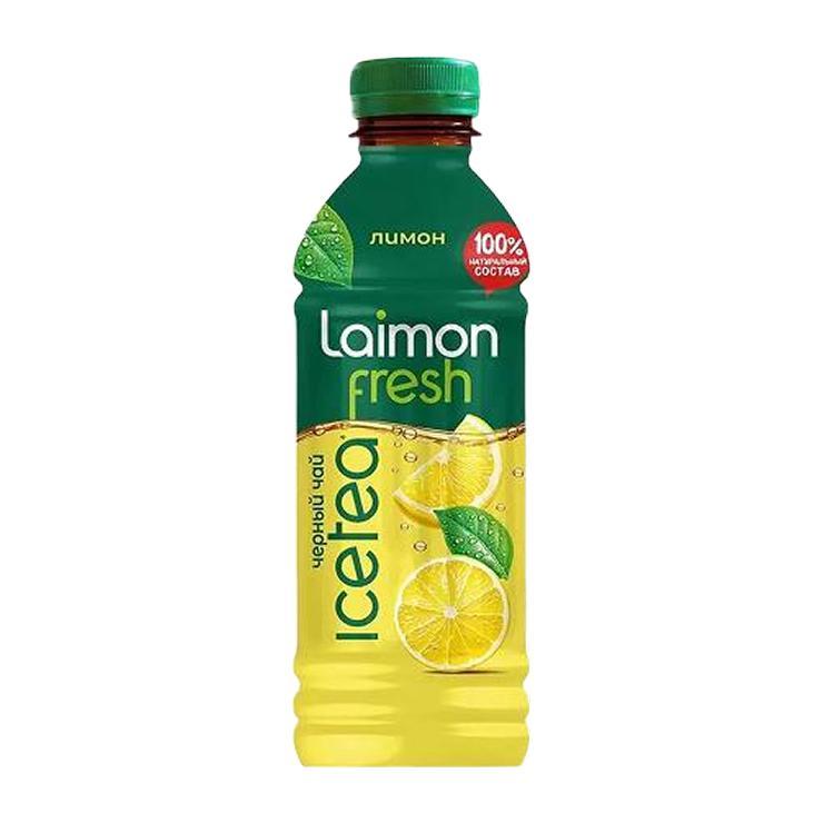 Чай холодный Laimon fresh черный лимон 500 мл., ПЭТ