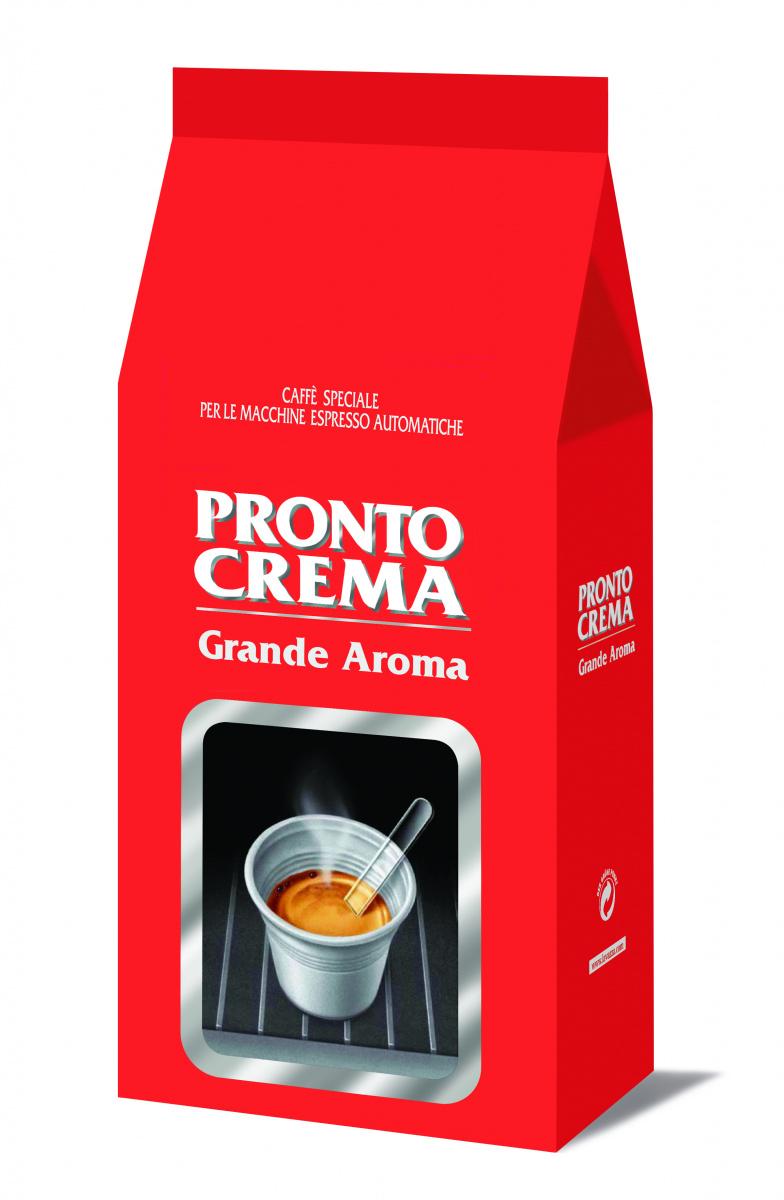 Кофе в зернах Lavazza Pronto Crema 1 кг., флоу-пак