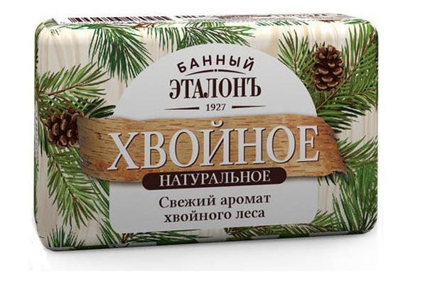 Мыло Банный эталонъ Хвойное натуральное 150 гр., бумага