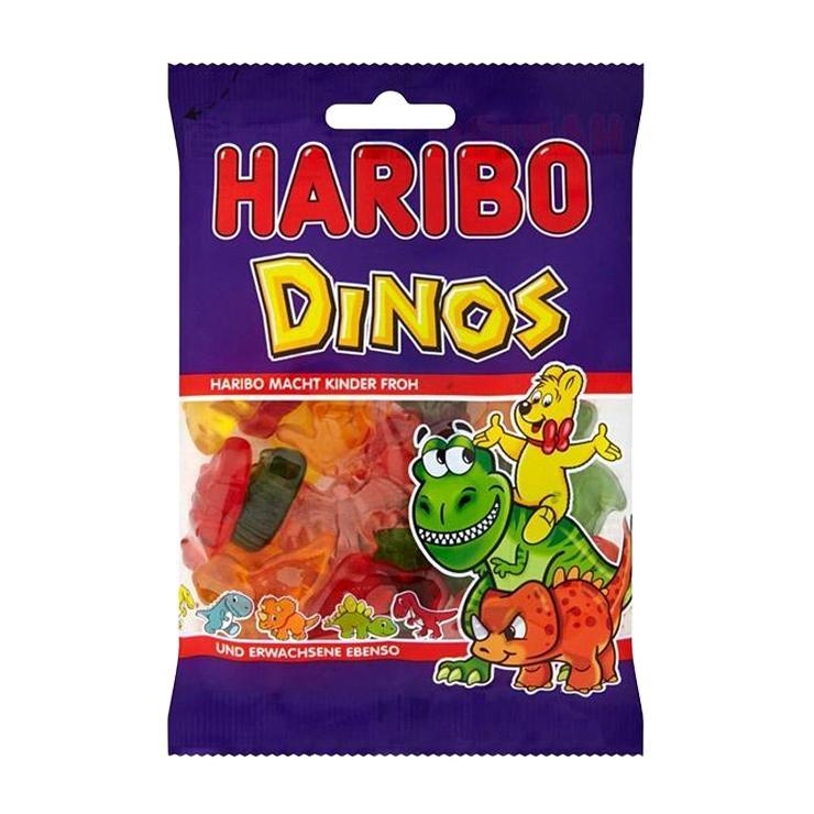 Мармелад жевательный Haribo Dinos 100 гр., флоу-пак