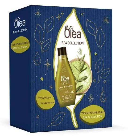 Подарочный набор Olea SPA Collection Крем-гель для душа и Соль для ванны 500 гр., картон